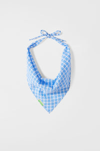 Poppy Bandana | Bluish Check