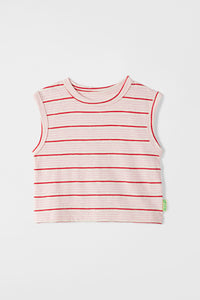 Summer Knit Tank | Candy Stripe