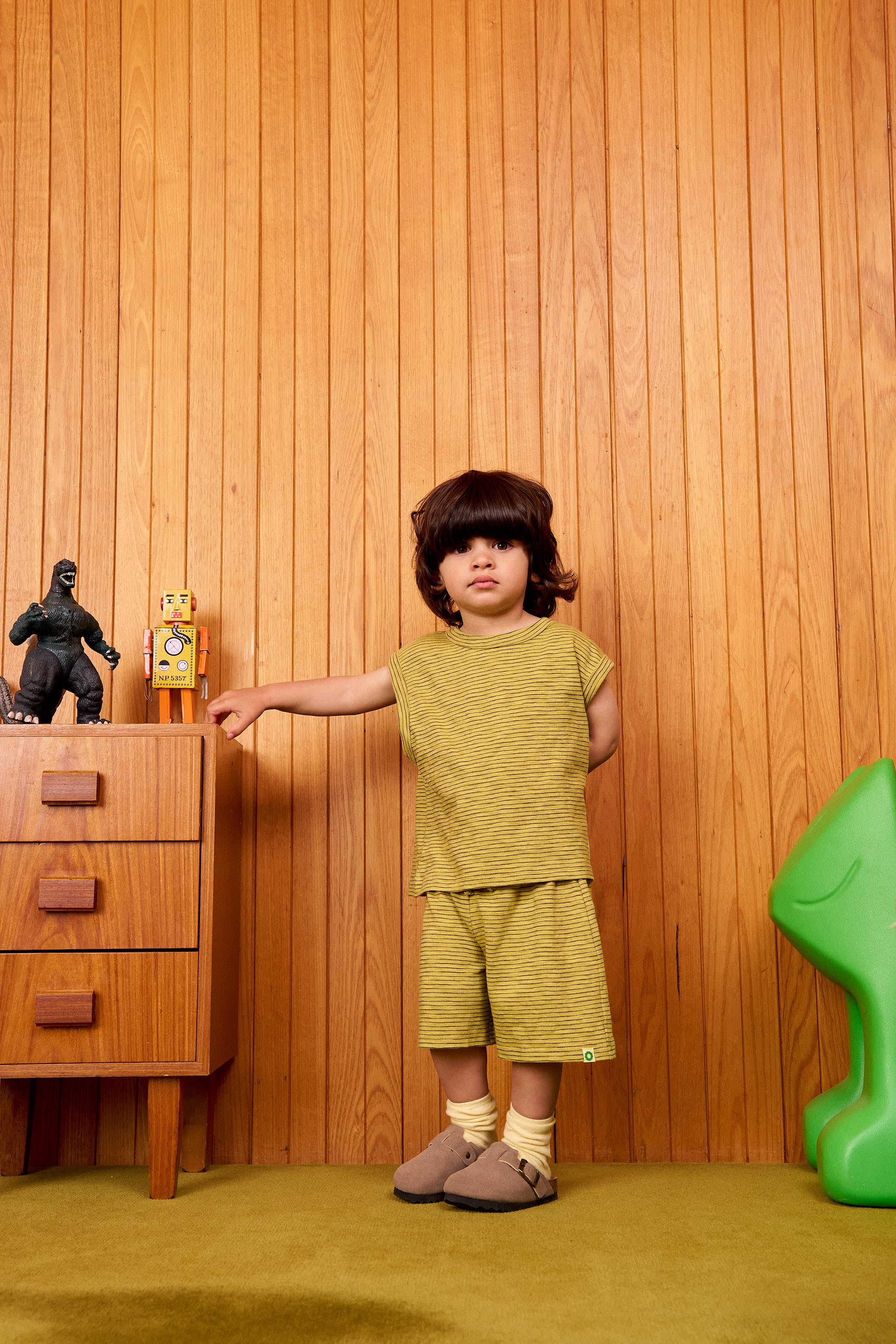 Summer Knit Short | Treehouse Stripe