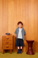 Frankie Shirt | Stormy Check