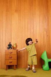 Summer Knit Short | Treehouse Stripe