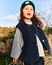Cuddle Me 2-Way Jacket | Blueberry