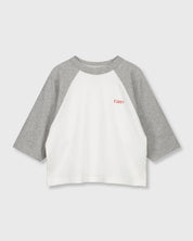 Archie Raglan Sleeve | Grey Marle