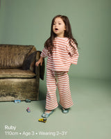 Terry Raglan Top | Zenberry Stripe
