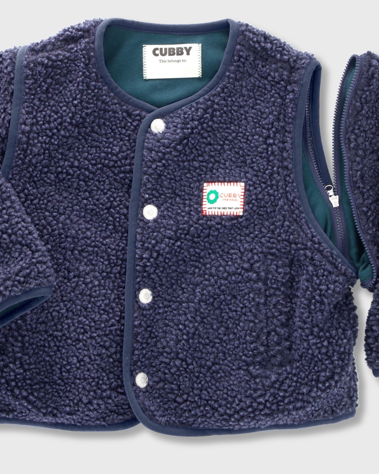 Cuddle Me 2-Way Jacket | Blueberry