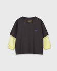 Dusty Layered Top | Coal