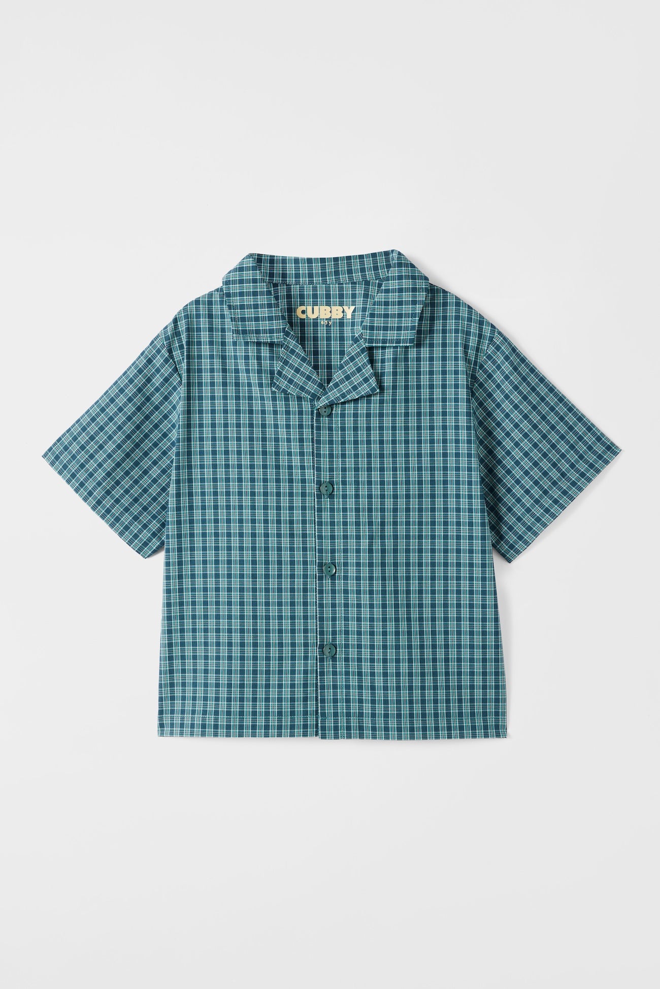 Frankie Shirt | Stormy Check