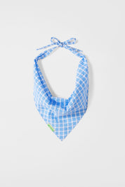 Poppy Bandana | Bluish Check