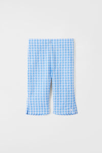 Poppy Capri | Bluish Check