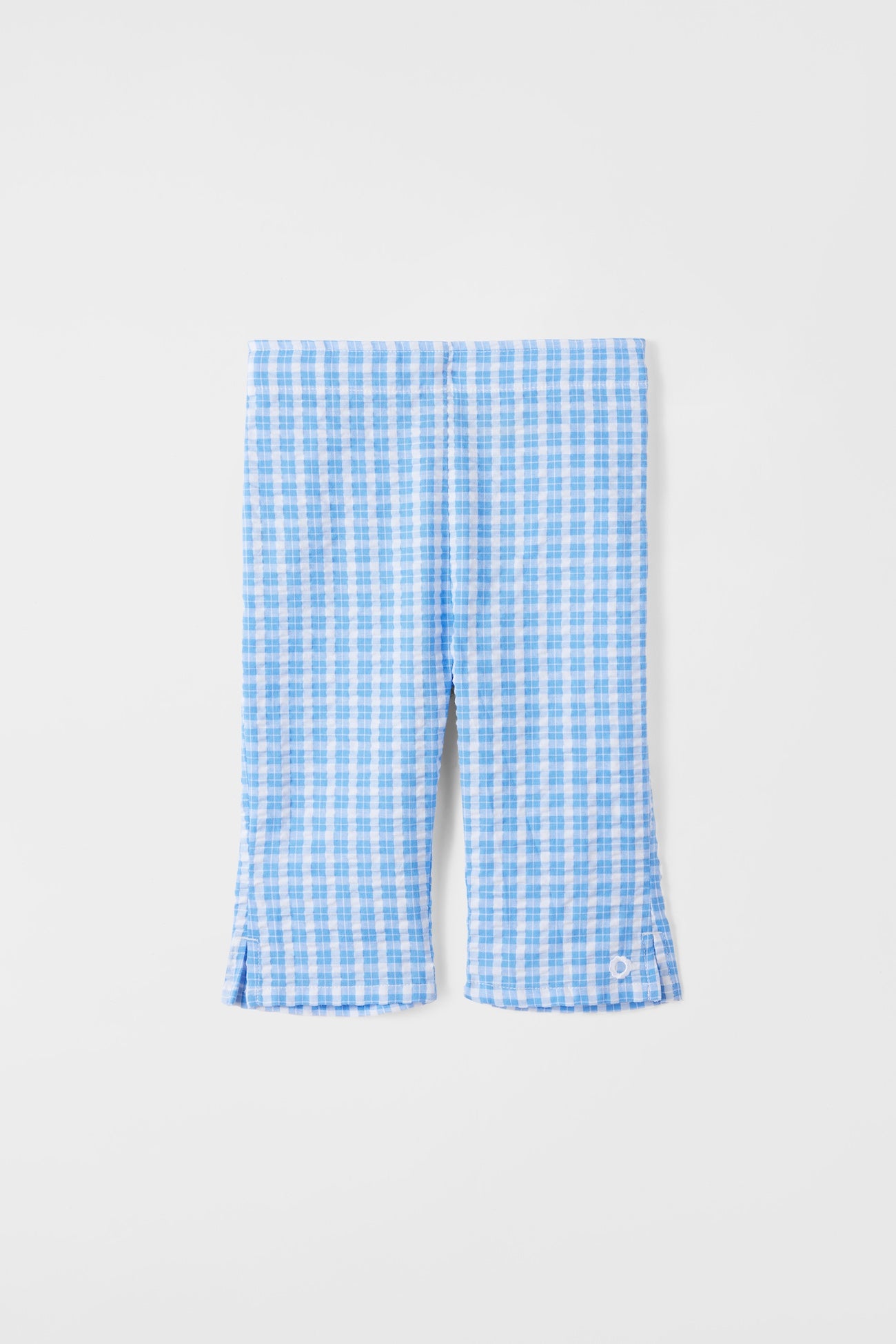 Poppy Capri | Bluish Check