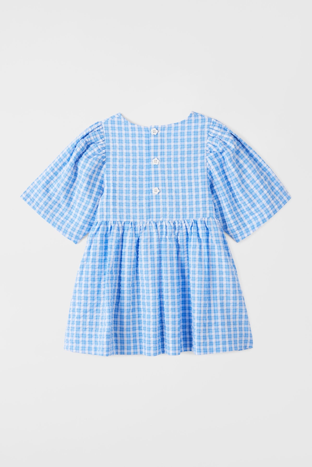 Poppy Dress | Bluish Check