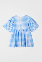 Poppy Dress | Bluish Check
