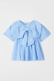 Poppy Dress | Bluish Check