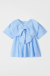 Poppy Dress | Bluish Check