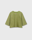 Terry Raglan Top | Sprout Stripe